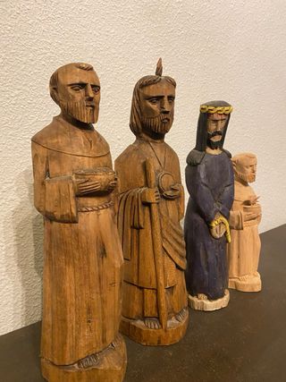 Figuras madera tallada religiosas