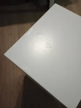 Mesita de noche Ikea blanca