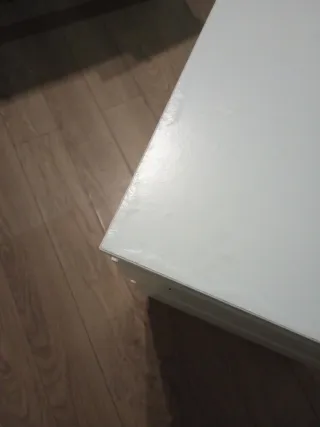 Mesita de noche Ikea blanca