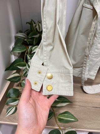 Chaqueta Trench In Extenso Beige (Talla L)