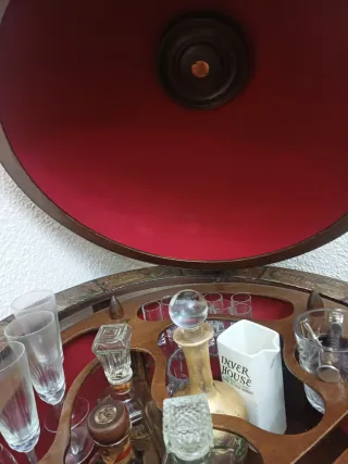 Mueble Bar Globo Terráqueo Antiguo.