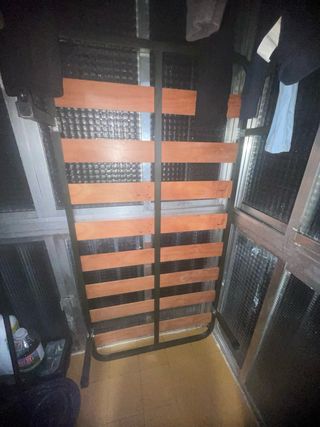 Cama individual con colchón