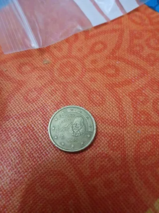 Moneda 50 céntimos España Cervantes 1999