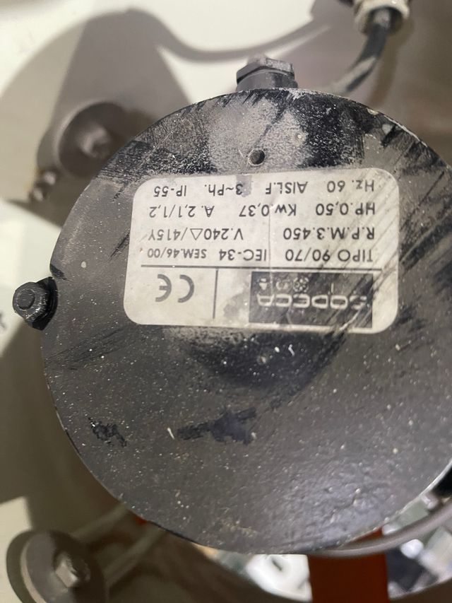 Extractor de humos / Ventilador centrífugo