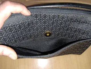 Bolso Loewe Vintage Jacquard Negro