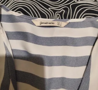 Camisa Rayas Azul y Blanco