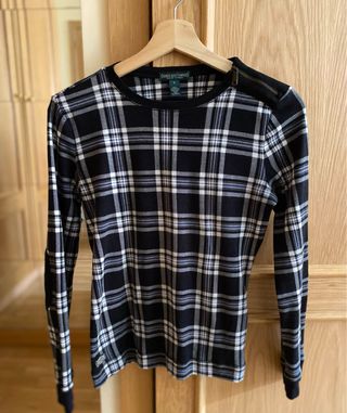 Camiseta Lauren Jeans Company Cuadros Talla S