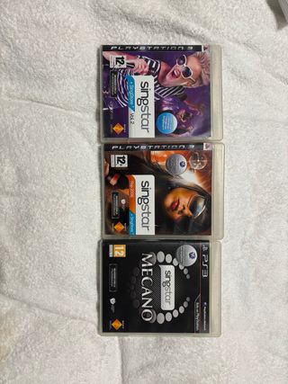 Juegos PS3 Singstar Vol. 2, Pop 2009 y Mecano