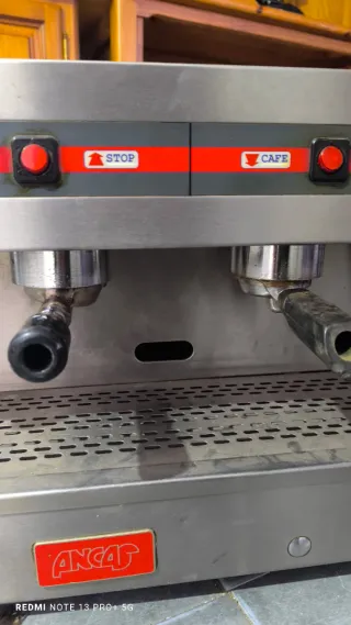 Cafetera profesional 2 cazos para bar