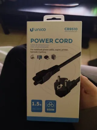 Cable de alimentación Unico CB9510 1.5m