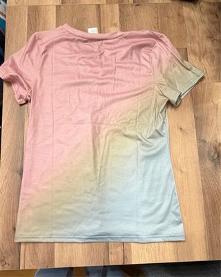 Camiseta manga corta degradado