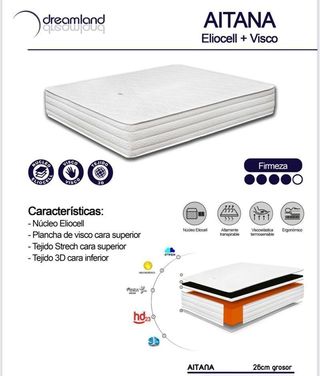 ✅COLCHÓN VISCOELASTICO AITANA 26 CM