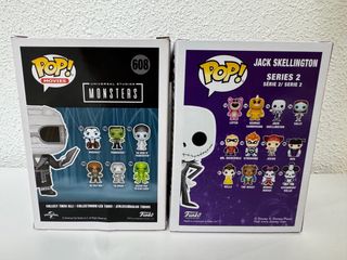 2 Funko Pop Jack Skellington y Hombre Invisible