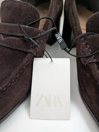 Zapatos Zara Mujer Talla 39 Marrones