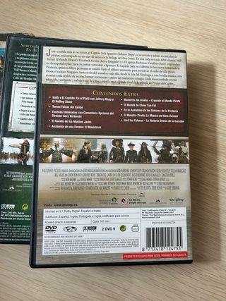 Trilogía Piratas del Caribe DVD 2 Discos
