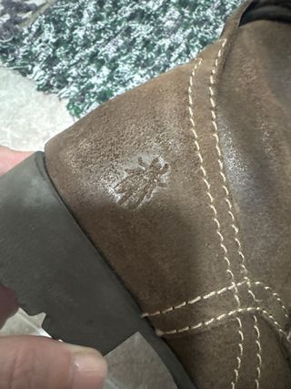 Botas Fly London Piel Marrón Talla 37 Cordones