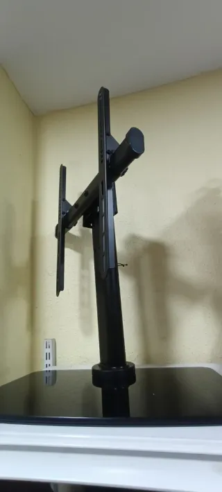 Soporte de TV de sobremesa negro
