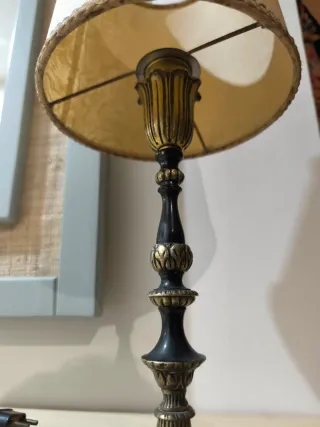 Lámpara de mesa estilo Regency mediados siglo