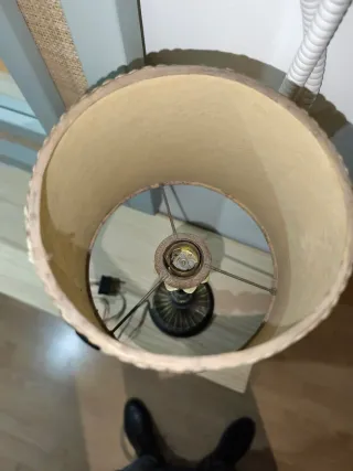 Lámpara de mesa estilo Regency mediados siglo