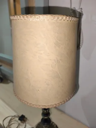 Lámpara de mesa estilo Regency mediados siglo