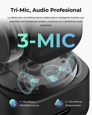 OBSBOT Tiny 3 Lite Webcam 4K con Audio Espacial