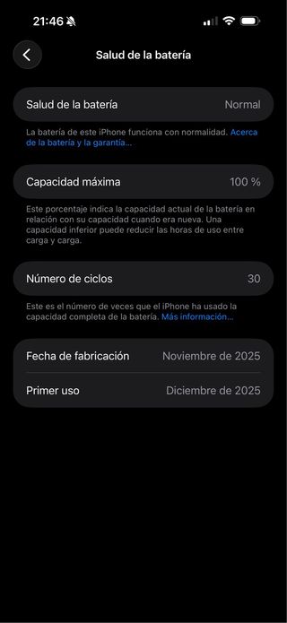 iPhone 17 Pro Max 256GB Plata Solo un mes de uso
