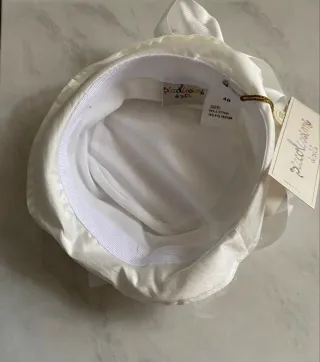 Cappello da cerimonia cm 48 neonata