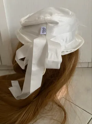 Cappello da cerimonia cm 48 neonata