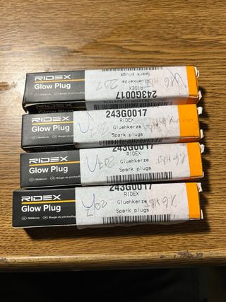 Bujías Calentamiento 1.6 HDI Peugeot 207