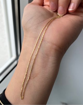 Cadena de Oro 9k Oro vivo