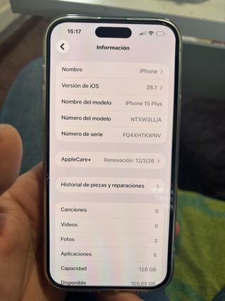 iPhone 15 Plus 128GB Verde