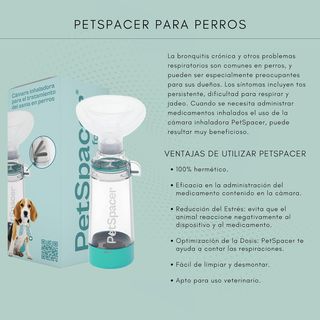 Cámara inhalador perro