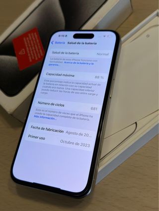 iPhone 15 Pro 256Gb IMPECABLE