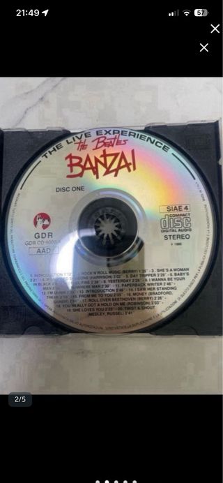 2 CDs The Beatles Banzai