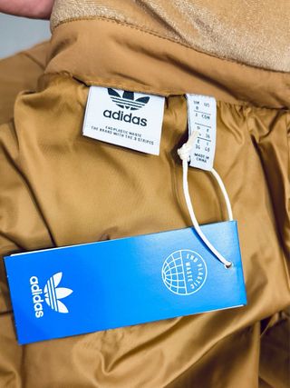 Cazadora Adidas Original Mostaza Retro Talla S
