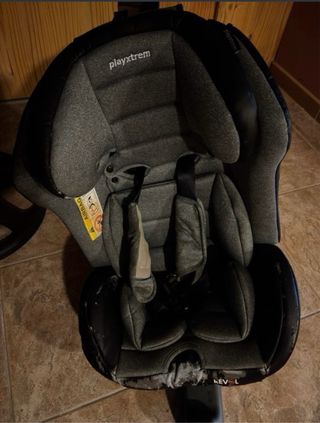 Silla coche isofix giratoria grupo 1-2-3