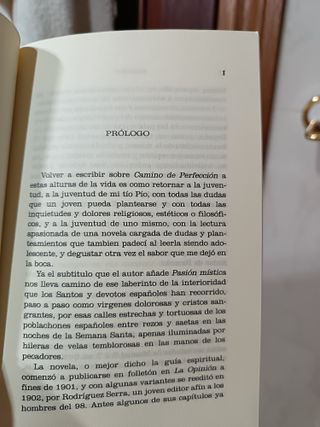 Pío Baroja 'Camino de perfección'