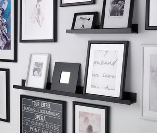 Estante IKEA Mosslanda Negro 115cm