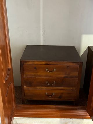 Cajonera de madera 3 cajones