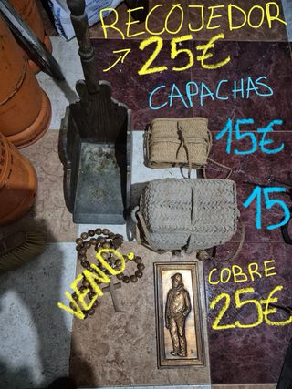 Herramientas y antigüedades varias