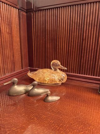 Lote de patos decorativos vintage