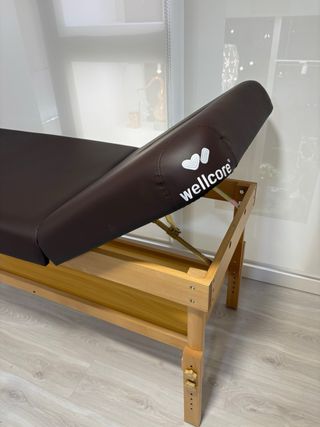 Camilla fija de madera de 2 cuerpos Wellcore