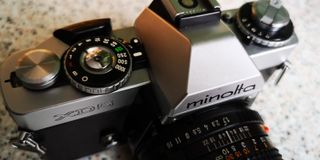 Minolta XD5 con objetivo 50mm f/1.7