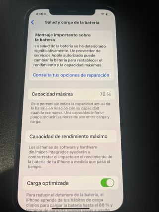 iPhone 12 Negro/Azul Marino 128gb