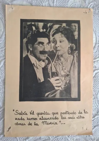 Lote Fotos Woody Allen y Groucho Marx