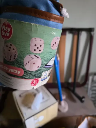 Set Yatzy Dados Madera