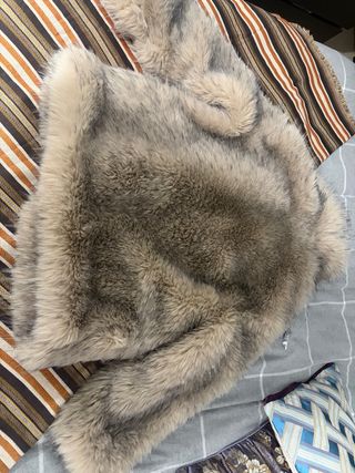 Abrigo de pelo Zara Talla M