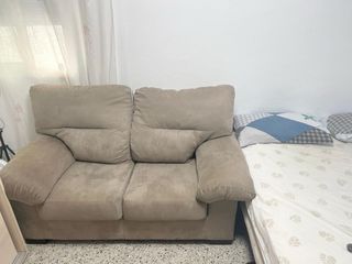 Sofá de 2 plazas gris