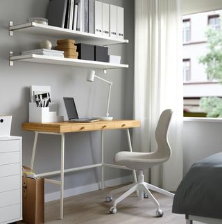 Escritorio LILLÅSEN Bambú IKEA 102x49 cm