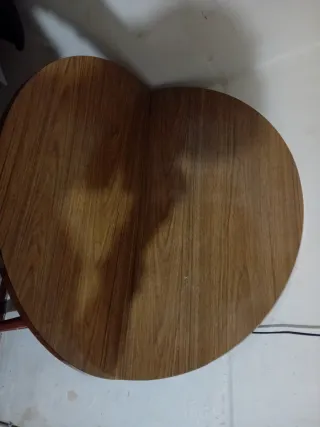 Mesa plegable de madera